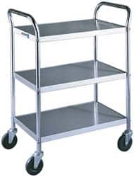 Lakeside - 500 Lb Capacity, 20" Wide x 27" Long x 35" High Standard Utility Cart - A1 Tooling