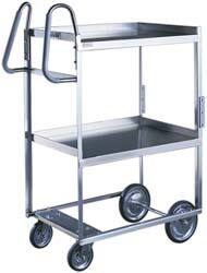 Lakeside - 300 Lb Capacity, 19" Wide x 31-1/8" Long x 34-1/8" High Ergonomic Utility Cart - A1 Tooling