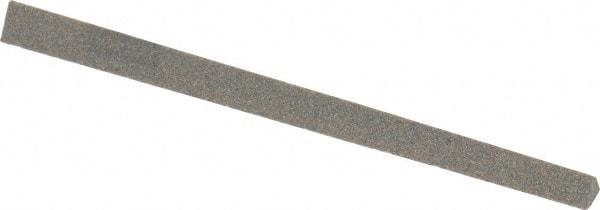 Norton - 4" Long x 1/4" Wide x 1/4" Thick, Aluminum Oxide Sharpening Stone - Triangle, Coarse Grade - A1 Tooling