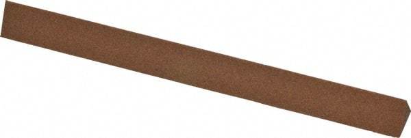 Norton - 4" Long x 3/8" Wide x 3/8" Thick, Aluminum Oxide Sharpening Stone - Triangle, Medium Grade - A1 Tooling