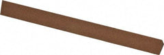 Norton - 4" Long x 3/8" Wide x 3/8" Thick, Aluminum Oxide Sharpening Stone - Triangle, Medium Grade - A1 Tooling