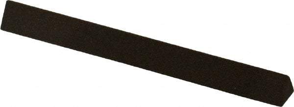 Norton - 4" Long x 3/8" Wide x 3/8" Thick, Aluminum Oxide Sharpening Stone - Triangle, Coarse Grade - A1 Tooling