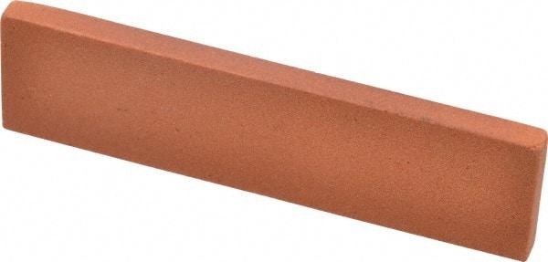 Norton - 4" Long x 1" Wide x 1/4" Thick, Aluminum Oxide Sharpening Stone - Rectangle, Fine Grade - A1 Tooling