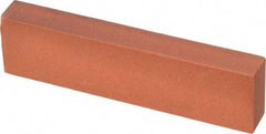 Norton - 4" Long x 1" Wide x 1/2" Thick, Aluminum Oxide Sharpening Stone - Rectangle, Fine Grade - A1 Tooling