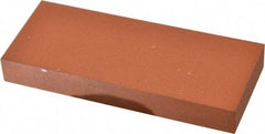 Norton - 5" Long x 2" Wide x 5/8" Thick, Aluminum Oxide Sharpening Stone - Rectangle, Fine Grade - A1 Tooling