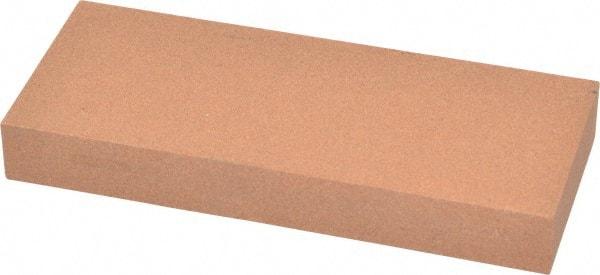 Norton - 5" Long x 2" Wide x 5/8" Thick, Aluminum Oxide Sharpening Stone - Rectangle, Medium Grade - A1 Tooling