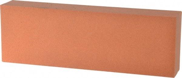 Norton - 6" Long x 2" Wide x 1" Thick, Aluminum Oxide Sharpening Stone - Rectangle, Fine Grade - A1 Tooling