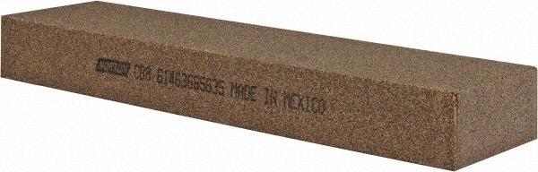 Norton - 8" Long x 2" Wide x 1" Thick, Aluminum Oxide Sharpening Stone - Rectangle, Coarse Grade - A1 Tooling