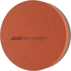 Norton - 4" Diam x 1" Thick, Aluminum Oxide Sharpening Stone - Round, Coarse, Fine Grade - A1 Tooling