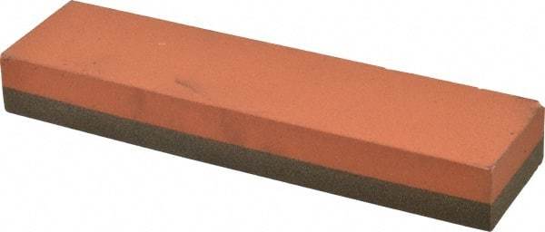 Norton - 8" Long x 2" Wide x 1" Thick, Aluminum Oxide Sharpening Stone - Rectangle, Coarse, Fine Grade - A1 Tooling