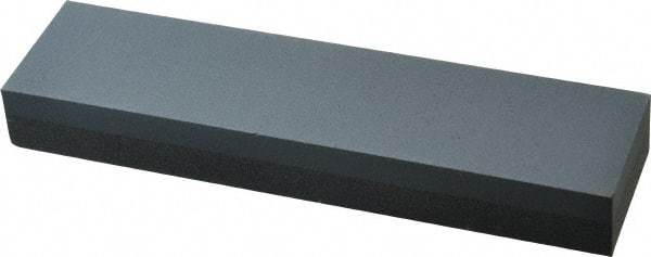 Norton - 8" Long x 2" Wide x 1" Thick, Silicon Carbide Sharpening Stone - Rectangle, Coarse, Fine Grade - A1 Tooling