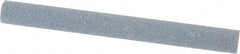 Norton - 4" Long x 3/8" Diam x 3/8" Thick, Silicon Carbide Sharpening Stone - Round, Medium Grade - A1 Tooling