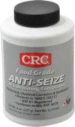 CRC - 8 oz Bottle High Temperature Anti-Seize Lubricant - Aluminum, -65 to 1,800°F, Opaque Off-White, Food Grade, Water Resistant - A1 Tooling