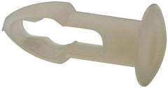 Made in USA - 3/16" Hole Diam, Keyhole Shank, Nylon Panel Rivet - 5/16" Material Thickness, 5/16" Head Diam - A1 Tooling