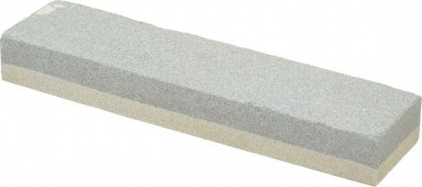 Value Collection - 8" Long x 2" Wide x 1" Thick, Aluminum Oxide Sharpening Stone - Rectangle, 120/240 Grit, Fine, Very Fine Grade - A1 Tooling