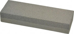 Value Collection - 6" Long x 2" Wide x 1" Thick, Aluminum Oxide Sharpening Stone - Rectangle, 120/240 Grit, Fine, Very Fine Grade - A1 Tooling