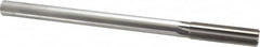 Made in USA - 0.6245" High Speed Steel 8 Flute Chucking Reamer - Straight Flute, 0.5615" Straight Shank, 2-1/4" Flute Length, 9" OAL - A1 Tooling