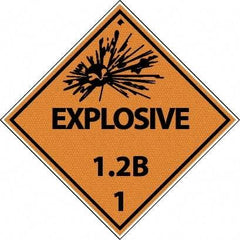 NMC - Explosive 1.2B Shipping Label - 4" High x 4" Wide - A1 Tooling