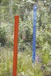 NMC - Blue Marking Post - 48" Overall Height - A1 Tooling