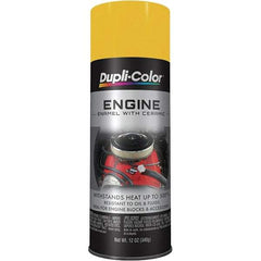 Dupli-Color - 12 oz Daytona Yellow Automotive Heat Resistant Paint - Gloss Finish, 500°F Max Temp, Comes in Aerosol Can - A1 Tooling