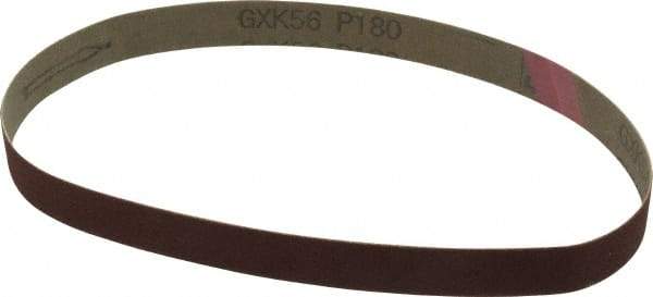 Tru-Maxx - 3/4" Wide x 20-1/2" OAL, 180 Grit, Aluminum Oxide Abrasive Belt - Aluminum Oxide, Very Fine, Coated - A1 Tooling