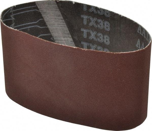 Tru-Maxx - 3-1/2" Wide x 15-1/2" OAL, 180 Grit, Aluminum Oxide Abrasive Belt - Aluminum Oxide, Very Fine, Coated, X Weighted Cloth Backing - A1 Tooling