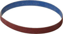 Norton - 1/2" Wide x 12" OAL, 80 Grit, Ceramic Abrasive Belt - Ceramic, Medium, Coated, Y Weighted Cloth Backing, Series R981 - A1 Tooling