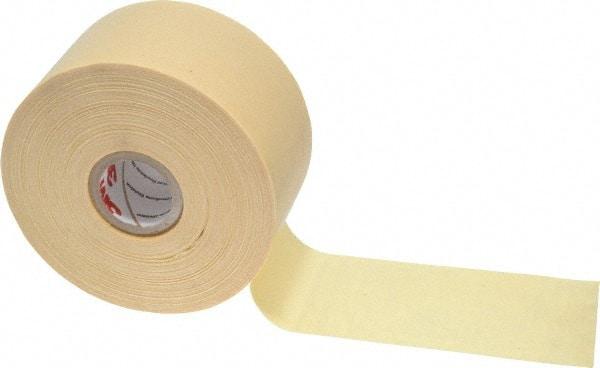 3M - 2" x 110', Yellow Cotton Cloth Electrical Tape - Series 2520, 8 mil Thick, 800 V/mil Dielectric Strength, 50 Lb./Inch Tensile Strength - A1 Tooling