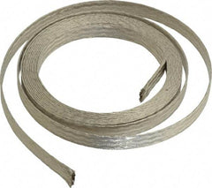 3M - 25 AWG, 1/2 Inch Diameter, 15 Ft., Braid, Grounding Wire - Copper - A1 Tooling