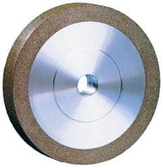 Strauss - 6" Diam x 1" Hole x 1" Thick, 80/100 Grit Surface Grinding Wheel - Diamond, Type 1A1, Medium/Fine Grade, 6,500 Max RPM - A1 Tooling