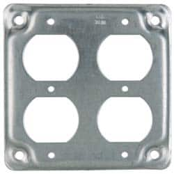 Cooper Crouse-Hinds - Electrical Outlet Box Steel Square Surface Cover - A1 Tooling