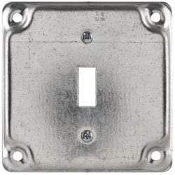 Cooper Crouse-Hinds - Electrical Outlet Box Steel Square Surface Cover - A1 Tooling