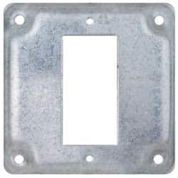 Cooper Crouse-Hinds - Electrical Outlet Box Steel Square Surface Cover - A1 Tooling