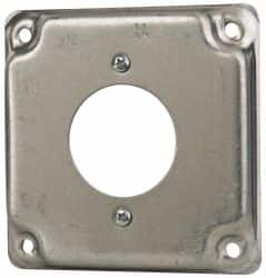 Cooper Crouse-Hinds - Electrical Outlet Box Steel Square Surface Cover - A1 Tooling