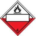 NMC - Fire (Graphic), Pressure Sensitive Vinyl Fire Sign - 10-3/4" Wide x 10-3/4" High - A1 Tooling