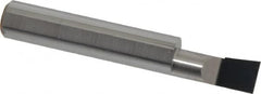 Accupro - 0.32" Min Bore Diam, 3/4" Max Bore Depth, 3/8 Shank Diam, Boring Bar - Right Hand Cut, Solid Carbide, Bright Finish - Exact Industrial Supply