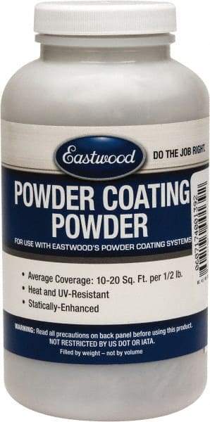 Made in USA - 8 oz Machine Gray Paint Powder Coating - Polyurethane, 10 Sq Ft Coverage - A1 Tooling