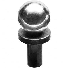 TE-CO - 1/2" Ball Diam, 1/4" Shank Diam, Stainless Steel Inspection Tooling Ball - A1 Tooling