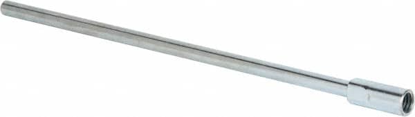 Value Collection - 12" Long x 3/8" Rod Diam, Tube Brush Extension Rod - 1/2-12 Female Thread - A1 Tooling