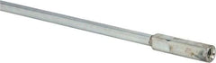 Value Collection - 24" Long x 1/4" Rod Diam, Tube Brush Extension Rod - 1/4-20 Female Thread - A1 Tooling