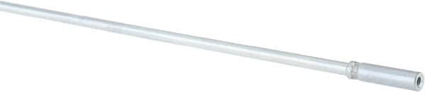 Value Collection - 36" Long x 1/4" Rod Diam, Tube Brush Extension Rod - 3/16-24 Female Thread - A1 Tooling