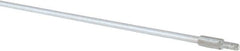 Value Collection - 36" Long x 1/4" Rod Diam, Tube Brush Extension Rod - 1/4-20 Male Thread - A1 Tooling