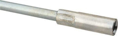 Value Collection - 48" Long x 1/4" Rod Diam, Tube Brush Extension Rod - 5/16-18 Female Thread - A1 Tooling