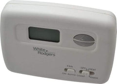 White-Rodgers - 45 to 99°F, 2 Heat, 1 Cool, Economy Digital Heat Pump Thermostat (Hardwired with Battery Back-Up) - 20 to 30 Volts, Electronic Switching Switch - A1 Tooling