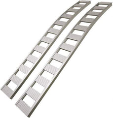 Erickson Manufacturing - 90" Long x 12" Wide, 1,500 Lb Capacity, Arched Truck Ramp - Aluminum, For All Vehicles - A1 Tooling