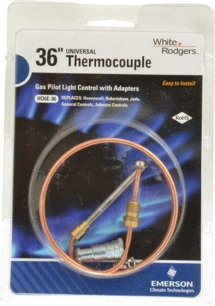 White-Rodgers - 36" Lead Length Universal Replacement HVAC Thermocouple - Universal Connection - A1 Tooling