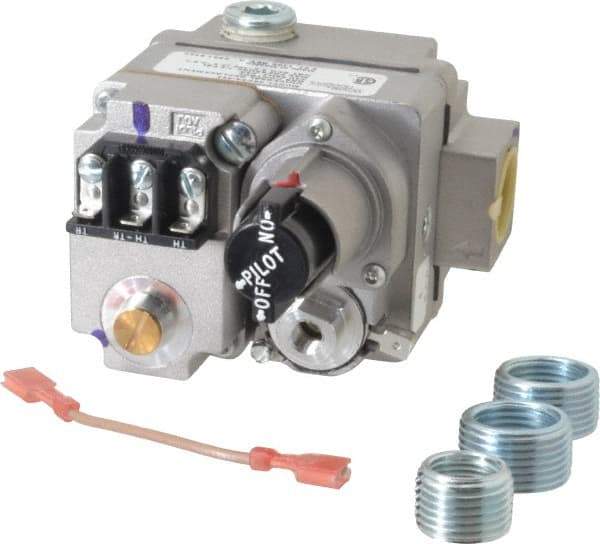 White-Rodgers - 24 VAC Coil Voltage, 3/4" x 3/4" Pipe, Natural, LP Standing Pilot Gas Valve - Inlet Pressure Tap, Side Taps - A1 Tooling