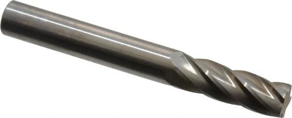 SGS Pro - 1/4" Cut Diam, 1/4" Shank Diam, Cylinder Head Single Cut Burr - Carbide, Flat End, 3/4" LOC, 2" OAL - A1 Tooling