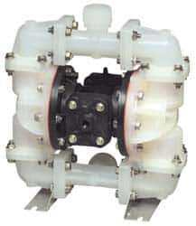 SandPIPER - 3/4" NPT, Nonmetallic, Air Operated Diaphragm Pump - Santoprene Diaphragm, Polypropylene Housing - A1 Tooling