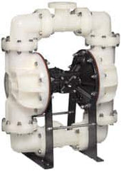 SandPIPER - 3" NPT, Nonmetallic, Air Operated Diaphragm Pump - Santoprene Diaphragm, Polypropylene Housing - A1 Tooling